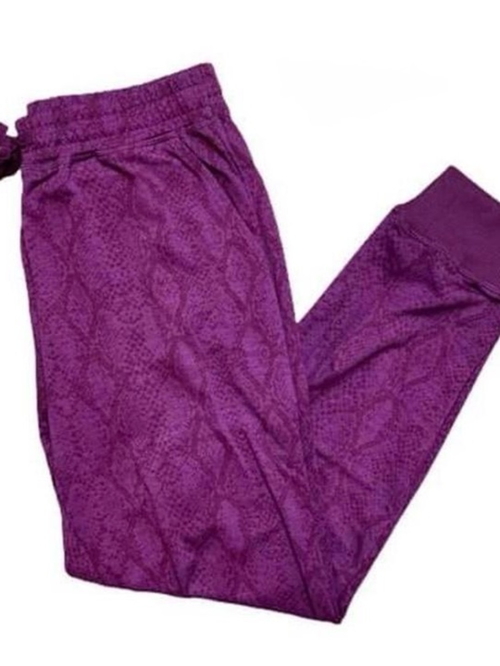 LuLaRoe Jax Purple Patterned Joggers NWT size Medium